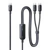 Kabel Baseus Flash 4 140W 2w1 USB-C do USB-C + USB-C 1.5 m - czarny